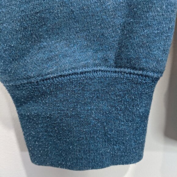 Roots Logo Girl's Sweatshirt Teal | Girls Size L - Picture 4 of 7